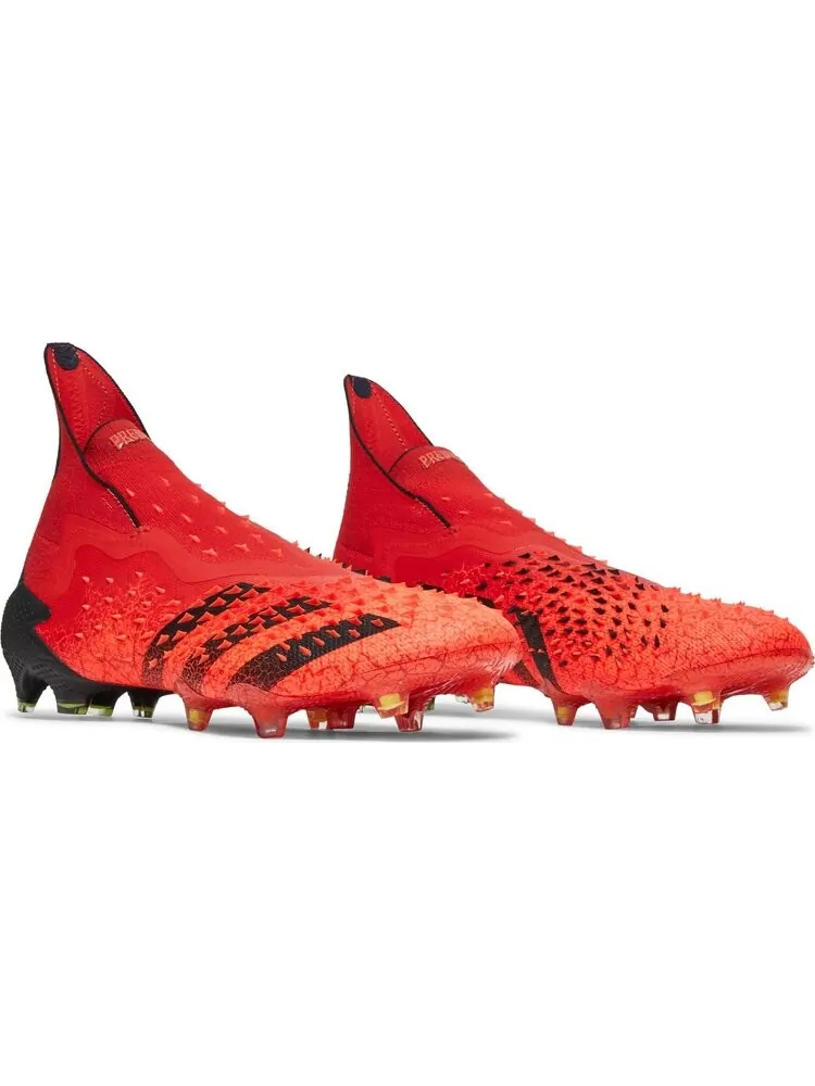 Бутсы Adidas Predator Freak+ FG 'Demonskin - Solar Red' — изображение 8 из 8, красный