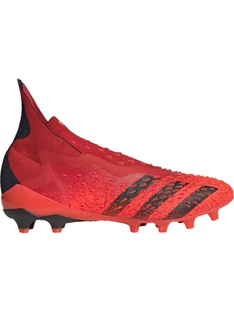 Бутсы Adidas Predator Freak+ AG 'Demonskin - Solar Red' — изображение 1 из 1, красный
