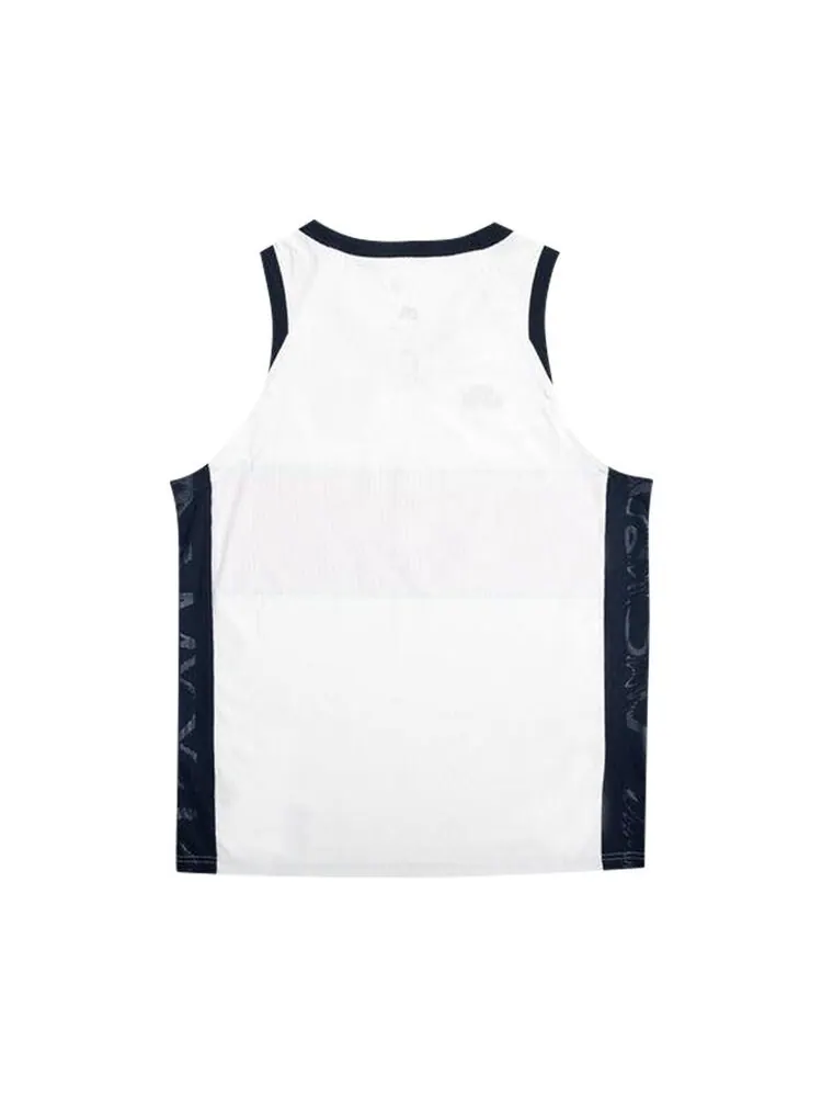 Джерси Nike SB Team USA Dri-FIT ADV Sleeveless Skate Jersey White/Sport Red/Obsidian/Black — 2