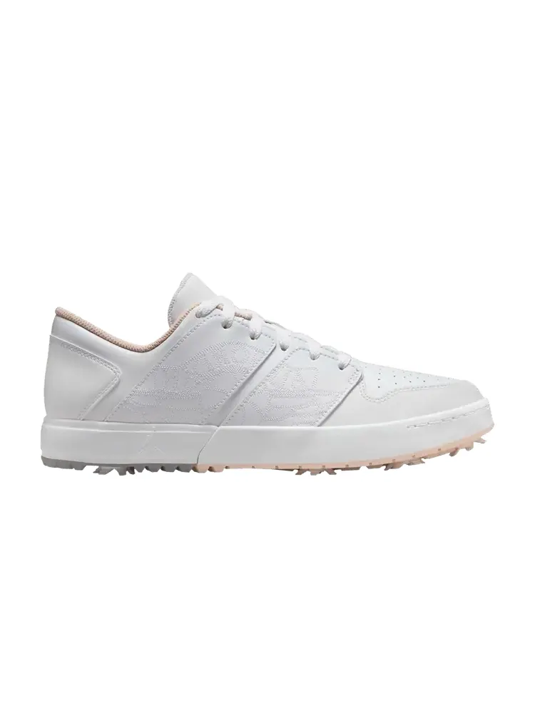 Бутсы Air Jordan Jordan Nu Retro 1 Low Golf 'White Washed Coral' — изображение 1 из 1, белый