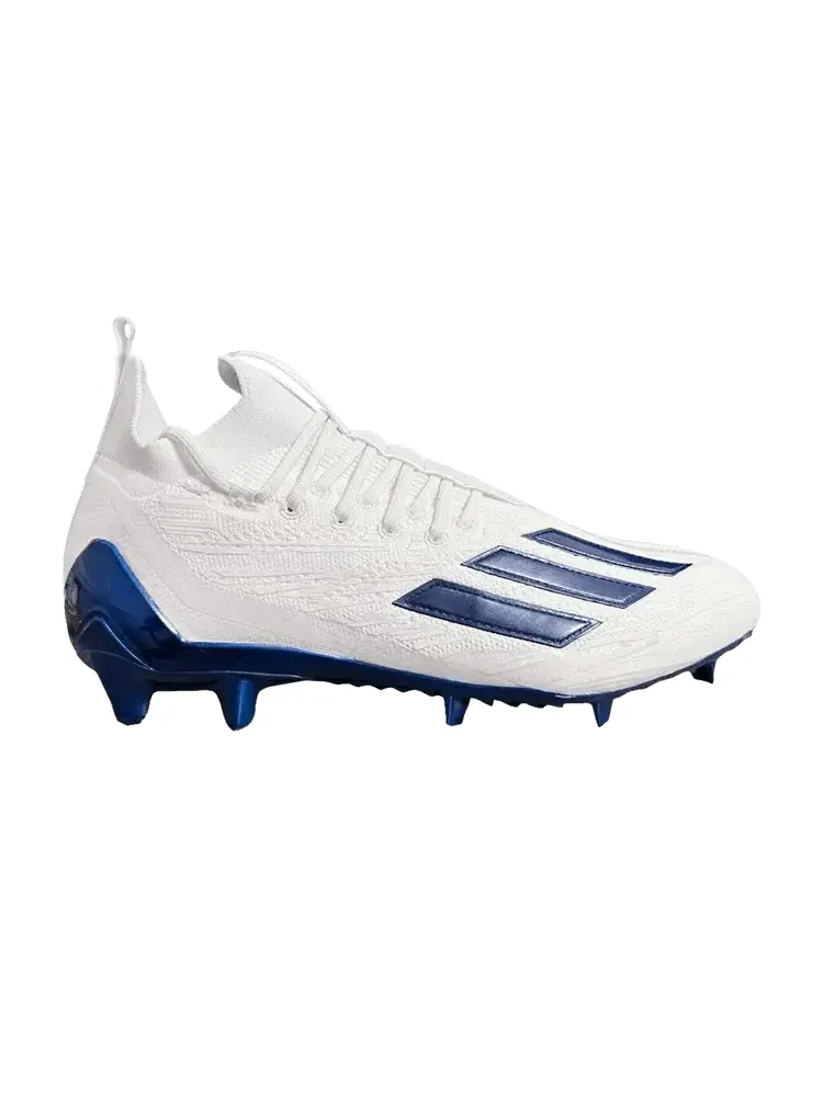 Бутсы Adizero Primeknit Cleats 'White Navy' — изображение 1 из 1, белый темно-синий