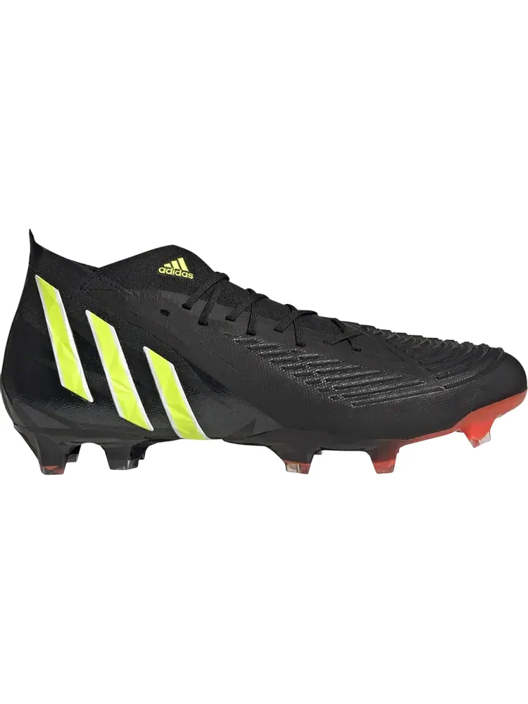 Бутсы Adidas Predator Edge.1 FG 'Black Team Solar Yellow' — изображение 1 из 1, черный