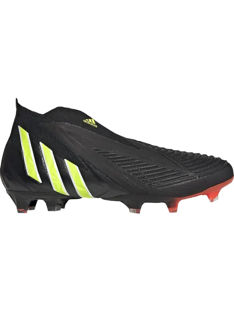Бутсы Adidas Predator Edge+ FG 'Black Team Solar Yellow' — изображение 1 из 1, черный