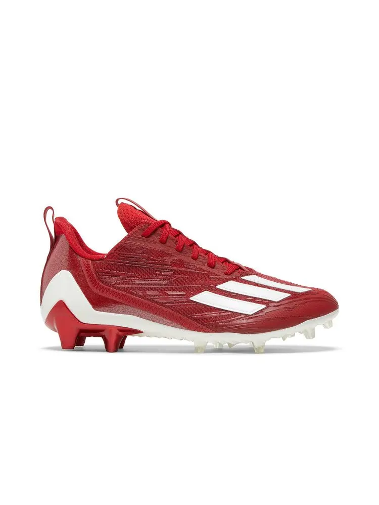 Футбольные бутсы Adidas Adizero Cleat 'Team Power Red' — изображение 2 из 9, красный/белый