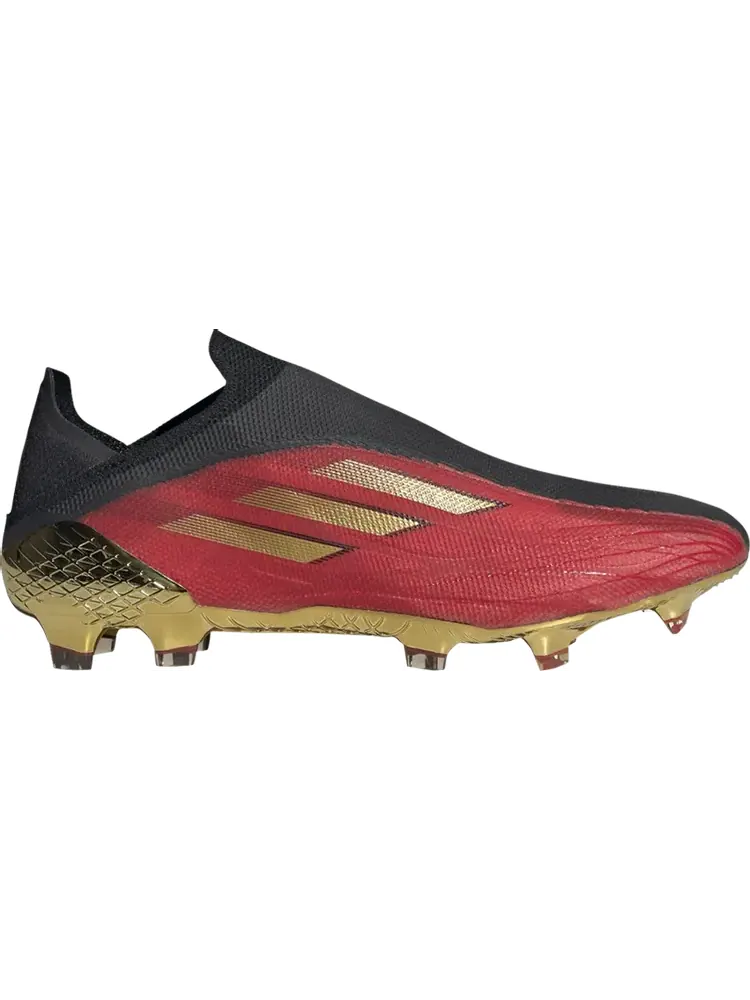 Бутсы Adidas X Speedflow+ FG 'Vivid Red Gold Metallic' — изображение 1 из 1, красный