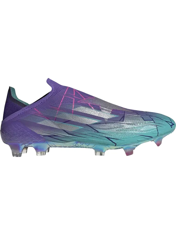 Бутсы Adidas X Speedflow+ FG 'Purple Rush Mint Rush' — изображение 1 из 1, фиолетовый
