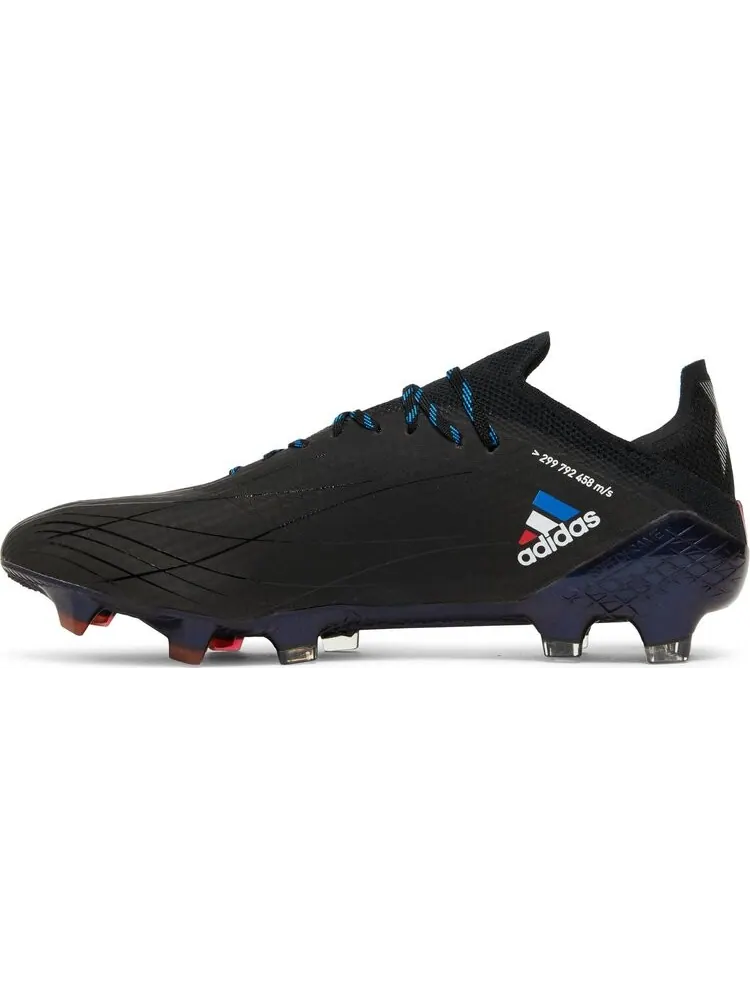Бутсы Adidas X Speedflow.1 FG 'Black Vivid Red' — изображение 3 из 8, черный