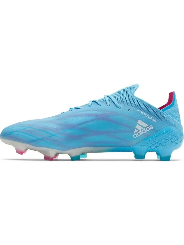 Бутсы Adidas X Speedflow.1 FG 'Sky Rush Team Shock Pink' — изображение 3 из 8, синий