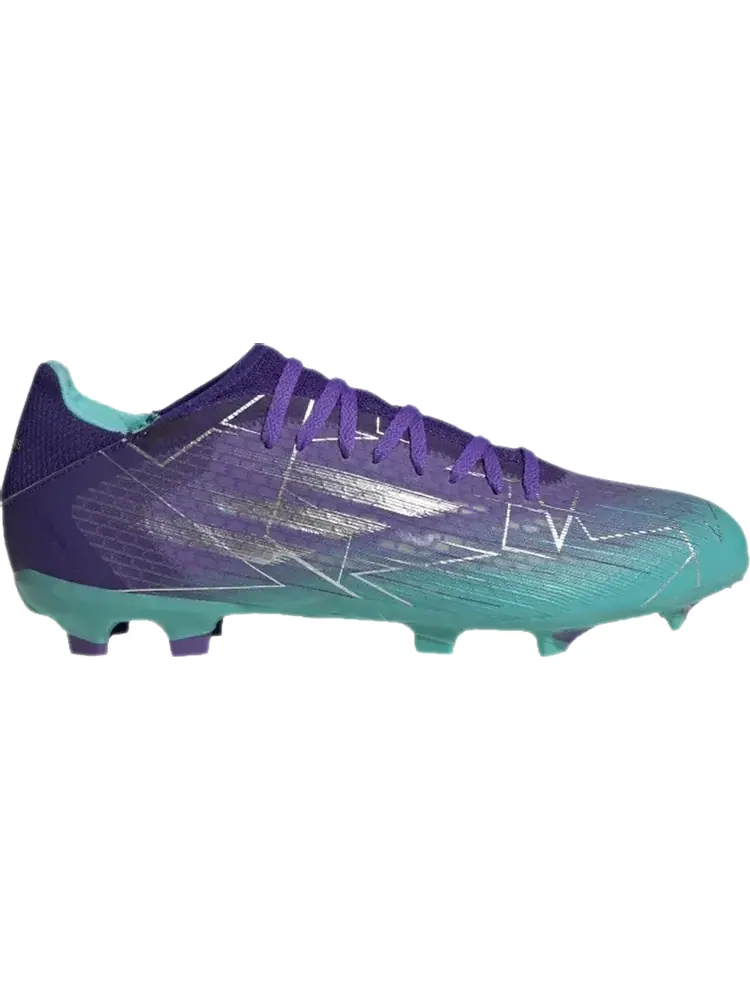 Бутсы Adidas X Speedflow.3 FG 'Purple Rush Mint Rush' — изображение 1 из 1, фиолетовый