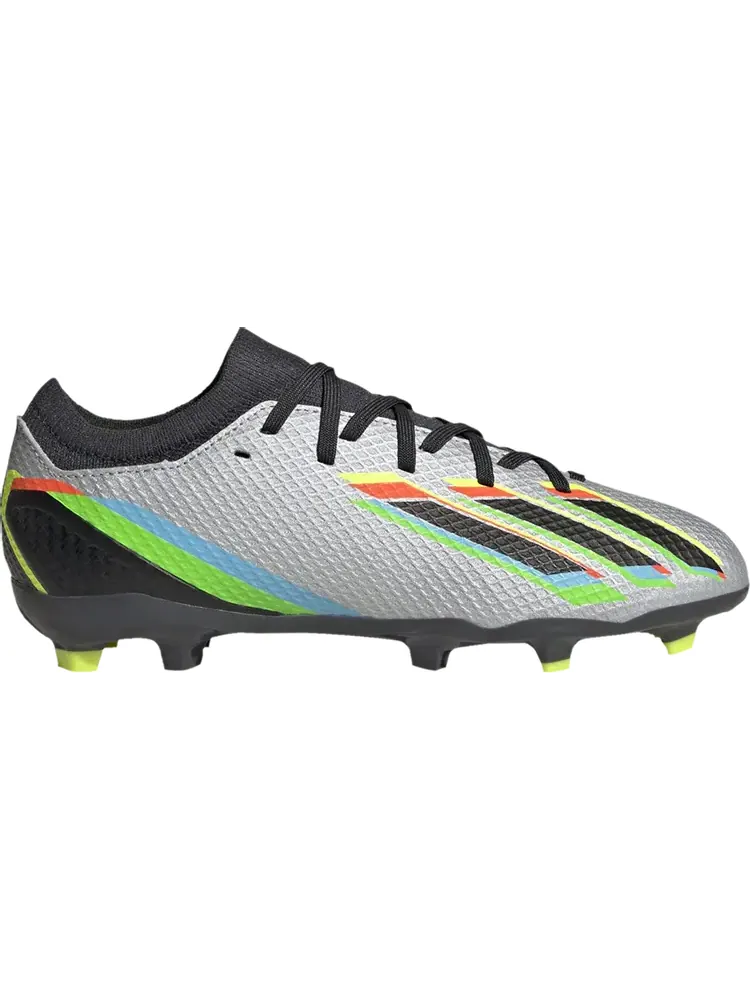 Бутсы Adidas X Speedportal.3 FG J 'Silver Metallic Black' — изображение 1 из 1, серебряный