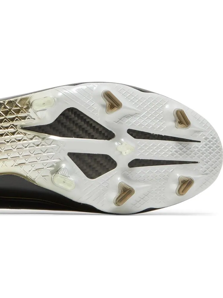 Бутсы Adidas Adizero F50 Ghosted FG 'Black Gold Metallic' — изображение 5 из 8, черный