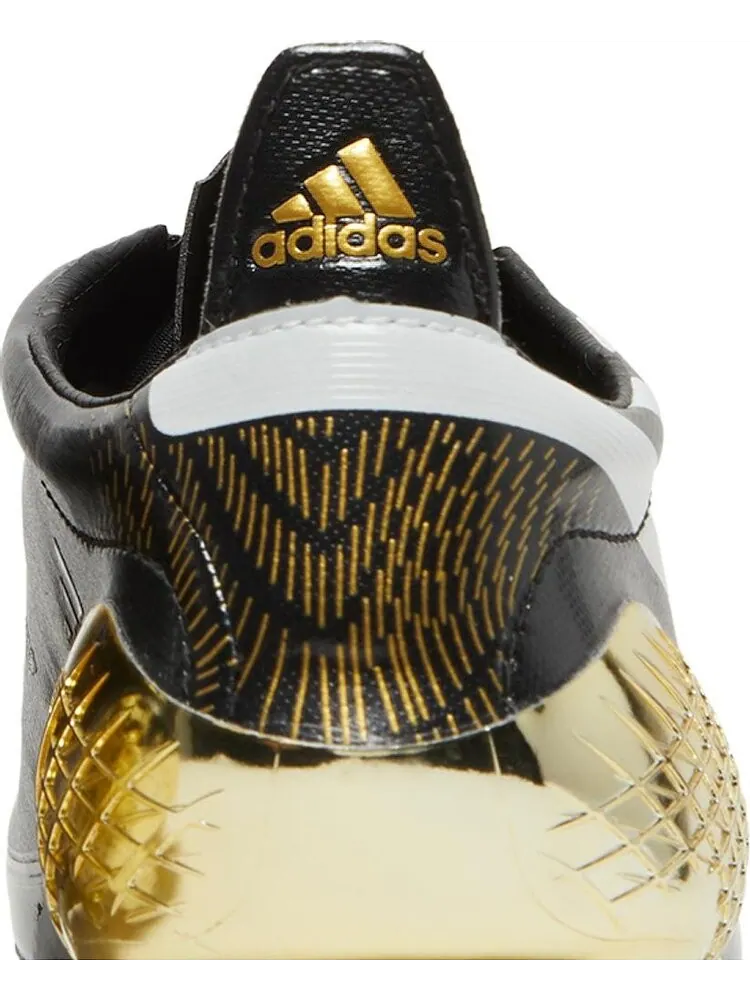 Бутсы Adidas Adizero F50 Ghosted FG 'Black Gold Metallic' — изображение 7 из 8, черный