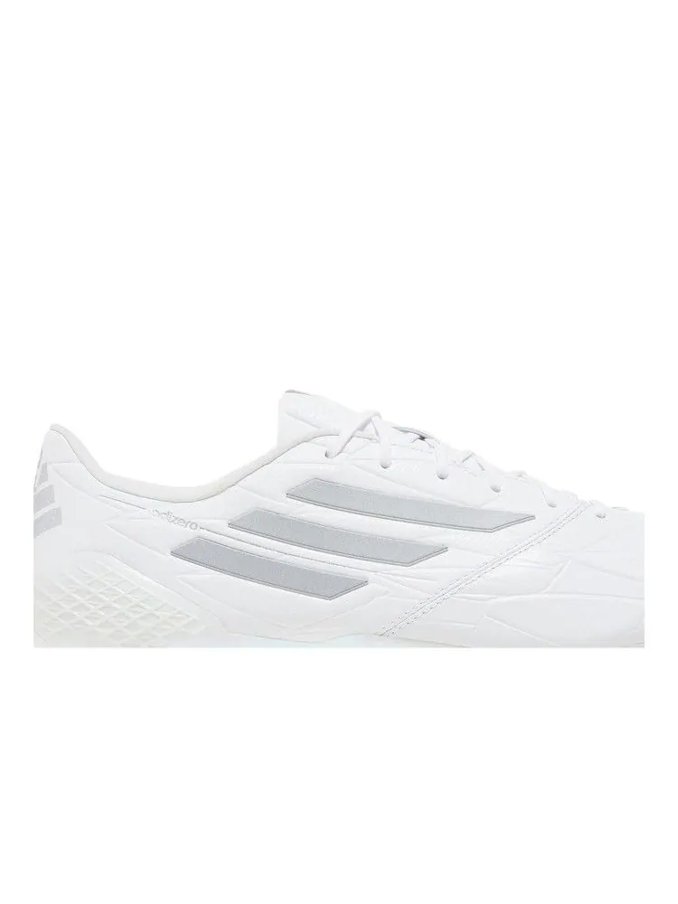 Бутсы adidas Adizero F50 4 Leather FG 'White Silver Metallic' — изображение 3 из 9