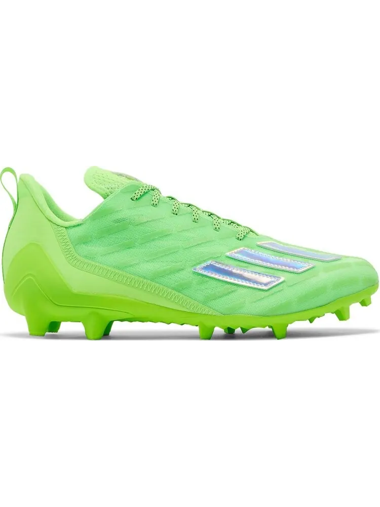 Бутсы Adidas Adizero Cleats 'Team Solar Green Silver Metallic' — изображение 1 из 8, зеленый