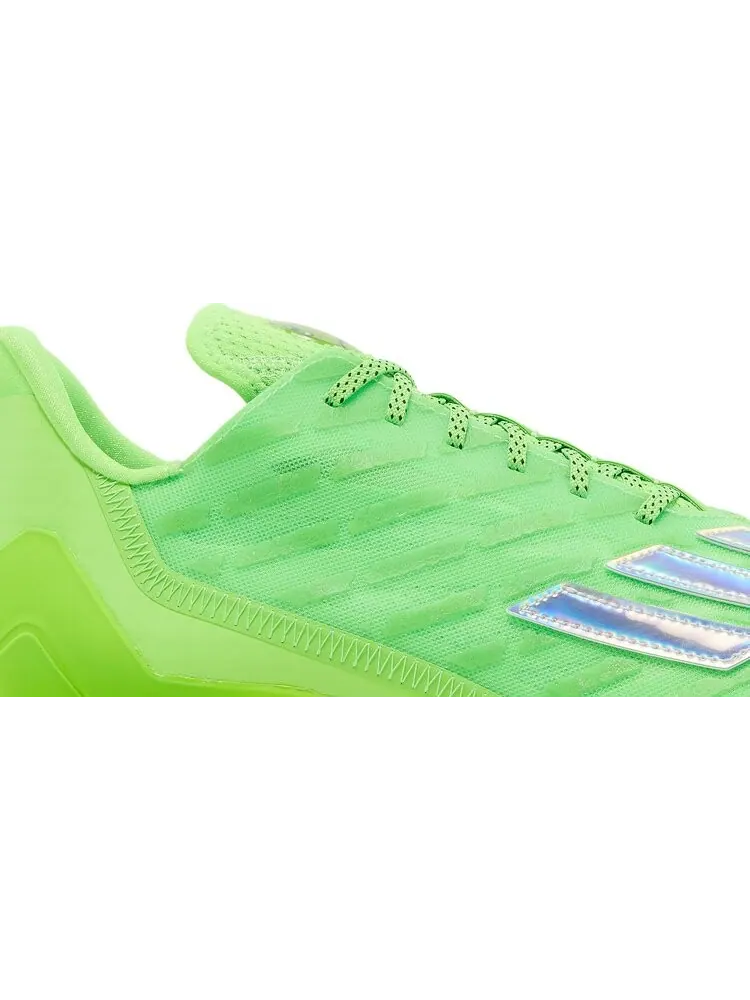 Бутсы Adidas Adizero Cleats 'Team Solar Green Silver Metallic' — изображение 2 из 8, зеленый