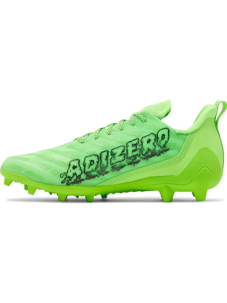 Бутсы Adidas Adizero Cleats 'Team Solar Green Silver Metallic' — изображение 3 из 8, зеленый