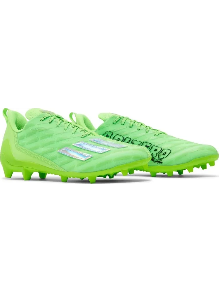 Бутсы Adidas Adizero Cleats 'Team Solar Green Silver Metallic' — изображение 8 из 8, зеленый