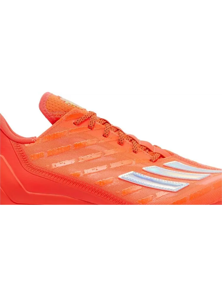 Бутсы Adidas Adizero Cleats 'Solar Red Silver Metallic' — изображение 2 из 8, красный