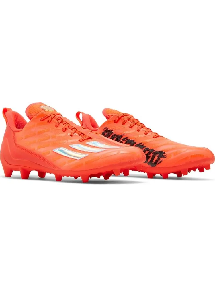 Бутсы Adidas Adizero Cleats 'Solar Red Silver Metallic' — изображение 8 из 8, красный