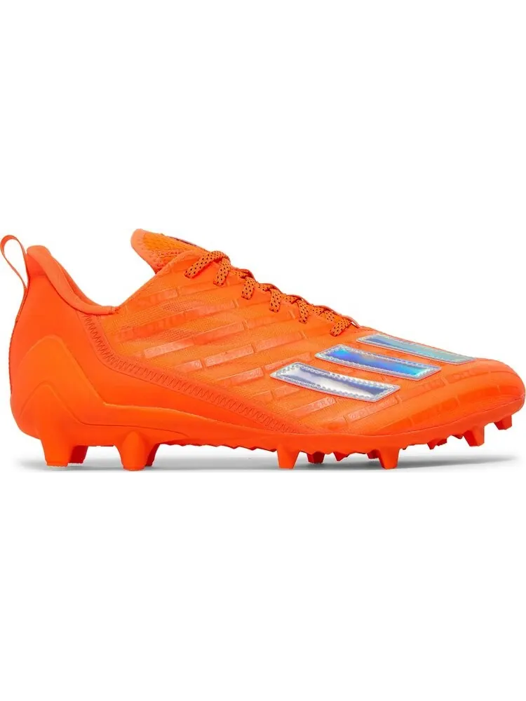 Бутсы Adidas Adizero Cleats 'Team Solar Orange Silver Metallic' — изображение 1 из 8, оранжевый