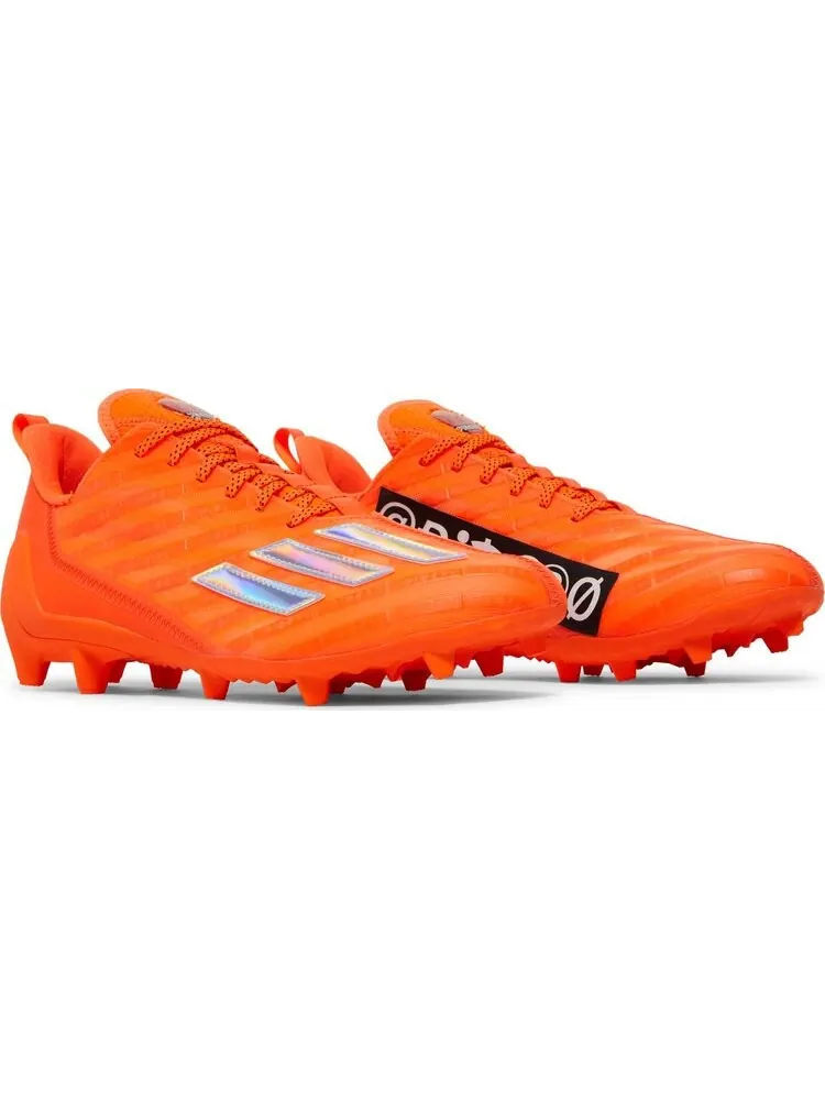Бутсы Adidas Adizero Cleats 'Team Solar Orange Silver Metallic' — изображение 8 из 8, оранжевый