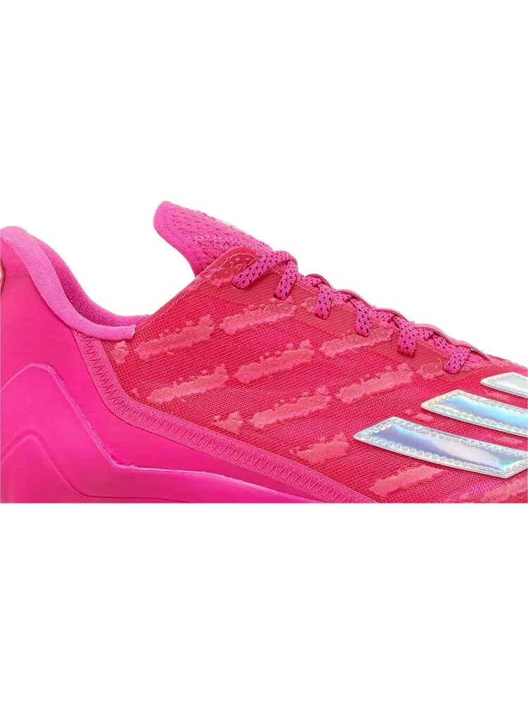 Бутсы Adidas Adizero Cleats 'Team Shock Pink' — изображение 2 из 8, розовый