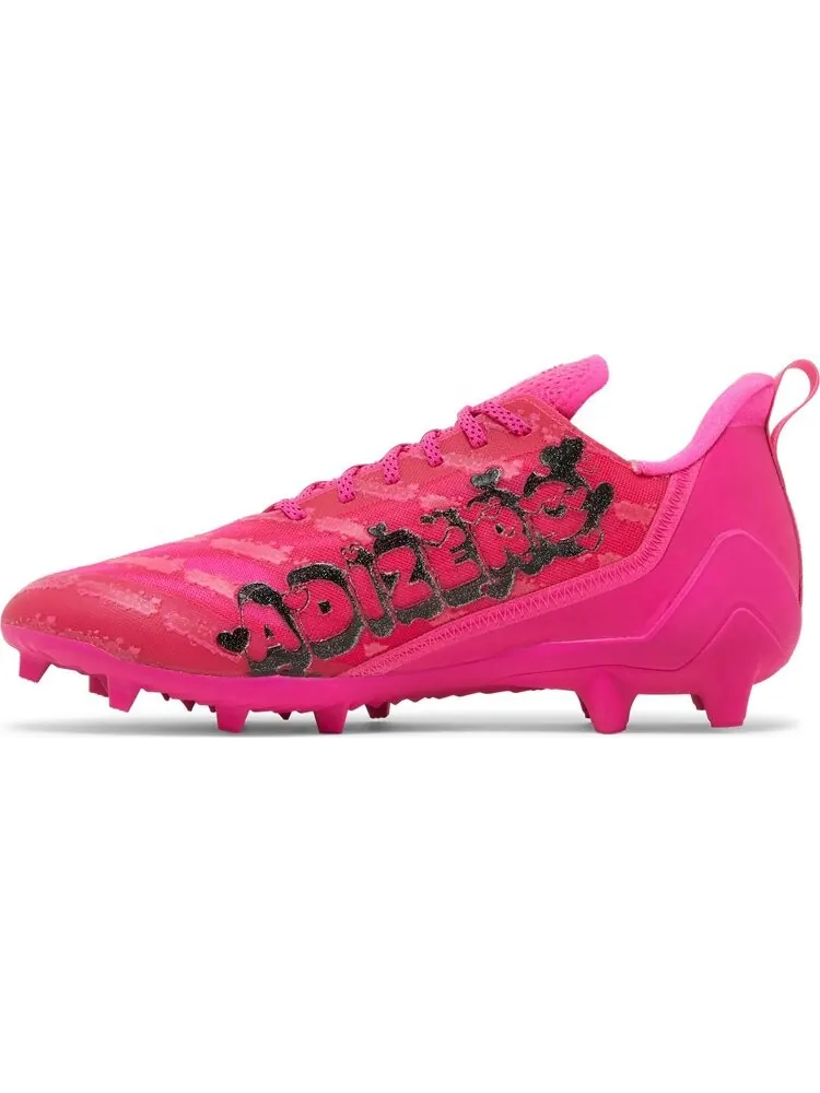 Бутсы Adidas Adizero Cleats 'Team Shock Pink' — изображение 3 из 8, розовый
