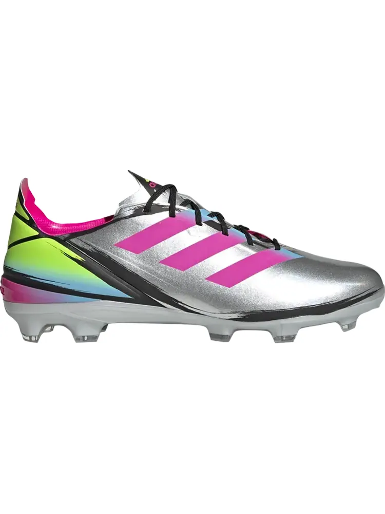 Бутсы Adidas Gamemode FG 'Silver Metallic Shock Pink' — изображение 1 из 1, серебряный