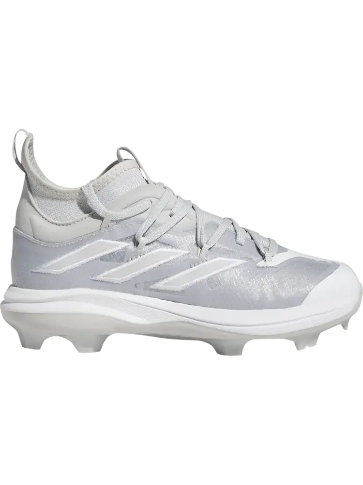 Бутсы Adidas Adizero Afterburner NWV J 'Light Grey' — изображение 1 из 1, серый