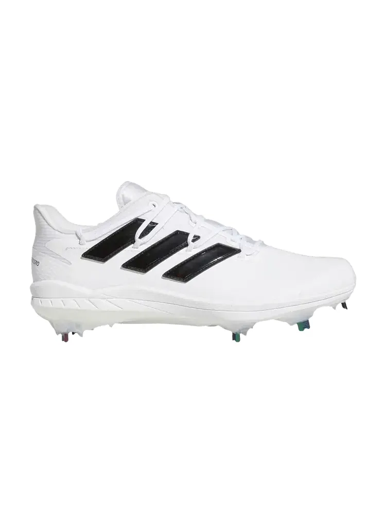 Бутсы adidas Adizero Afterburner 8 'White Black' — изображение 1 из 1, белый/черный/белый