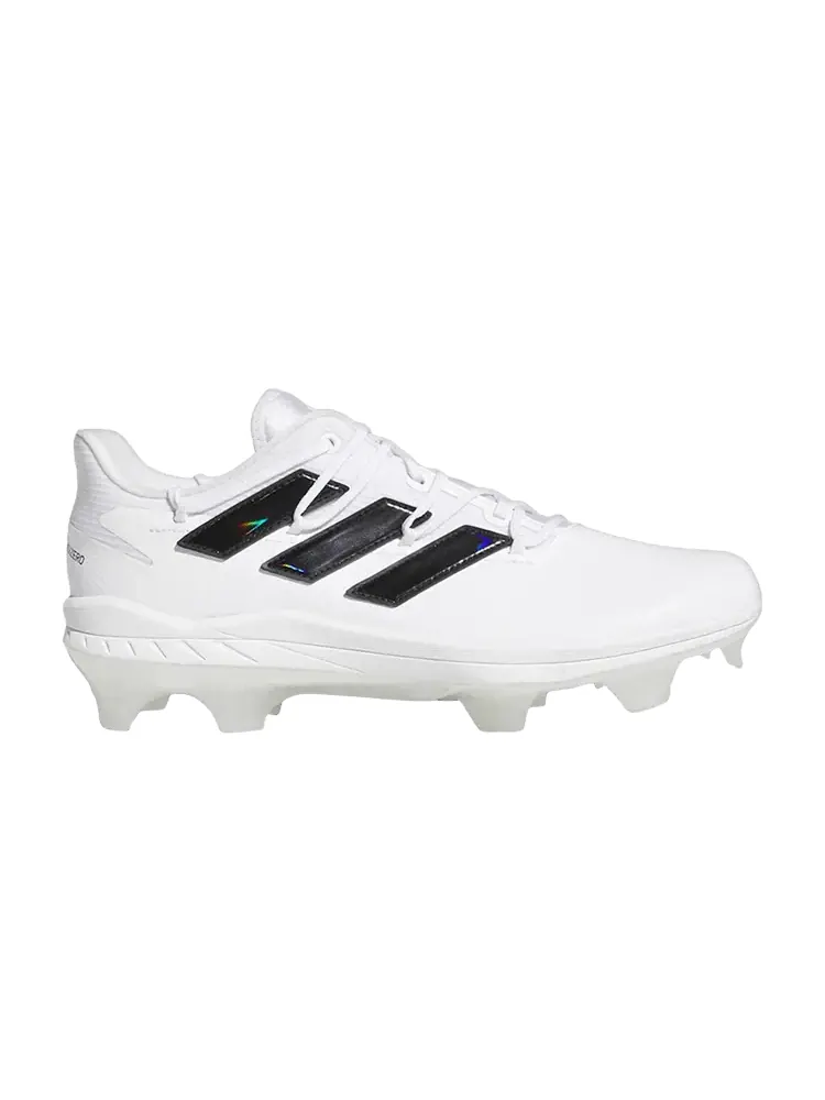 Бутсы adidas Adizero Afterburner 8 Pro TPU 'White Black' — изображение 1 из 1, белый/черный/белый
