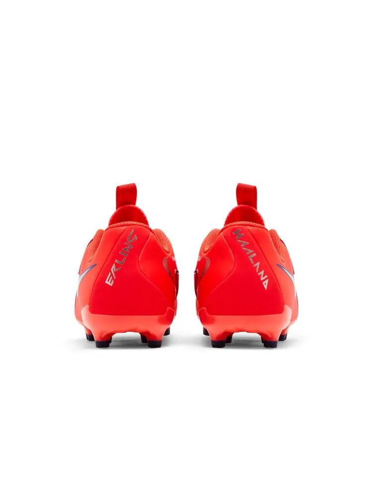 Бутсы Nike Erling Haaland x Phantom GX 2 FG GS 'Bright Crimson' — изображение 7 из 9, яркий/белый
