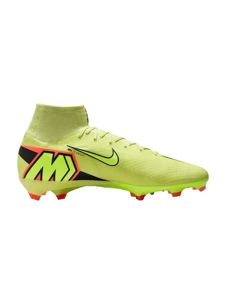 Бутсы Nike Zoom Mercurial Superfly 10 Pro FG 'Limelight Hyper Crimson' — изображение 1 из 1, желтый