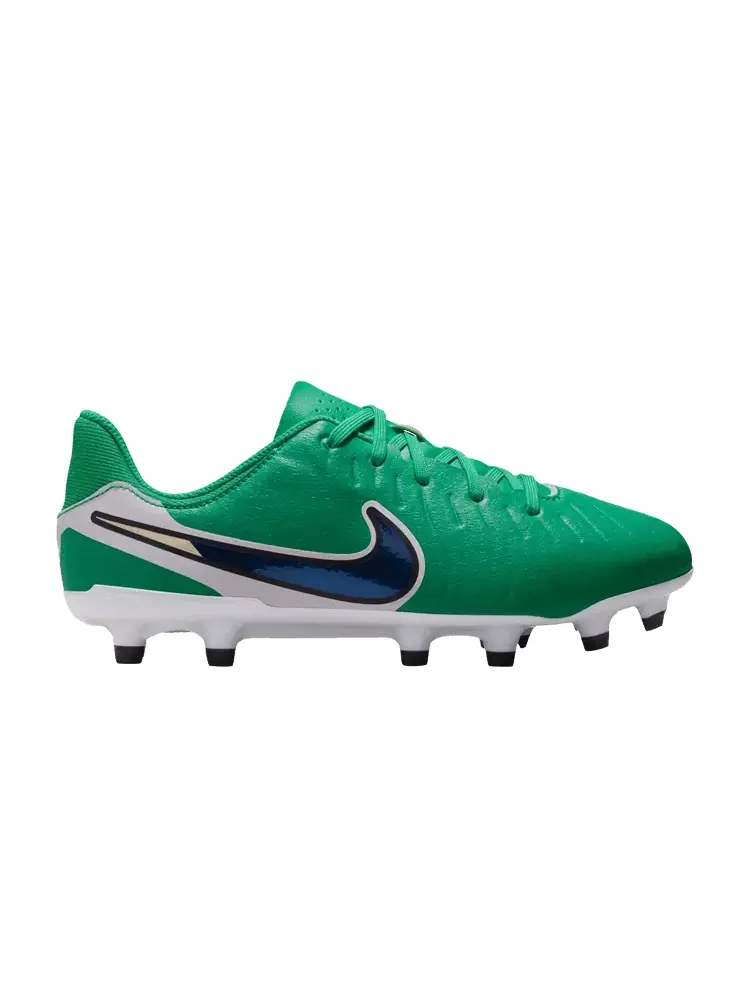 Бутсы Nike Tiempo Legend 10 Academy LV8 MG GS 'Fear Nothing Pack' — изображение 1 из 1, зеленый/темный