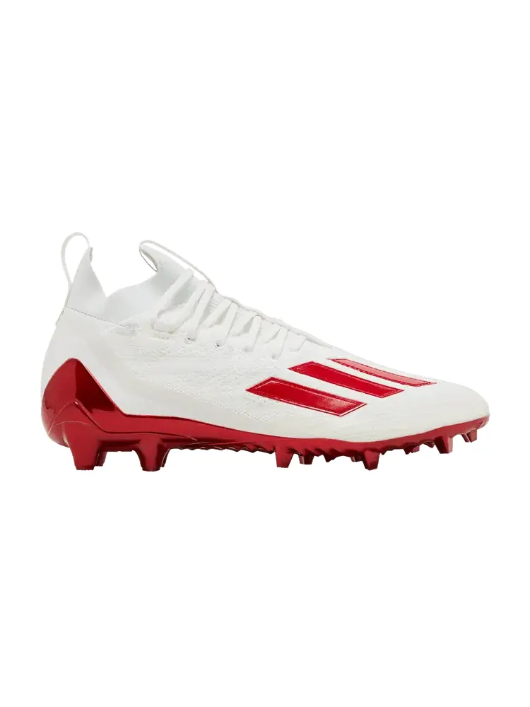 Бутсы adidas Adizero Primeknit Cleats 'White Team Power Red' — изображение 1 из 9, белый/красный/белый