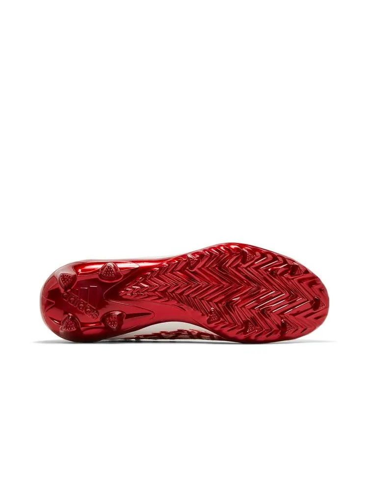 Бутсы adidas Adizero Primeknit Cleats 'White Team Power Red' — изображение 5 из 9, белый/красный/белый