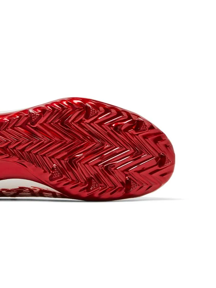 Бутсы adidas Adizero Primeknit Cleats 'White Team Power Red' — изображение 6 из 9, белый/красный/белый