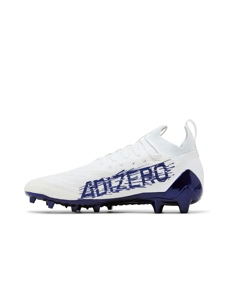Бутсы Adizero Primeknit Cleats 'White Purple' — изображение 3 из 8, белый фиолетовый