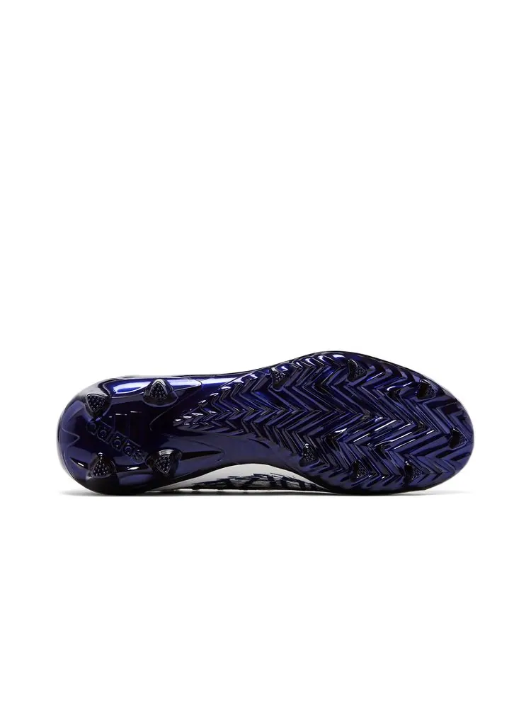 Бутсы Adizero Primeknit Cleats 'White Purple' — изображение 4 из 8, белый фиолетовый