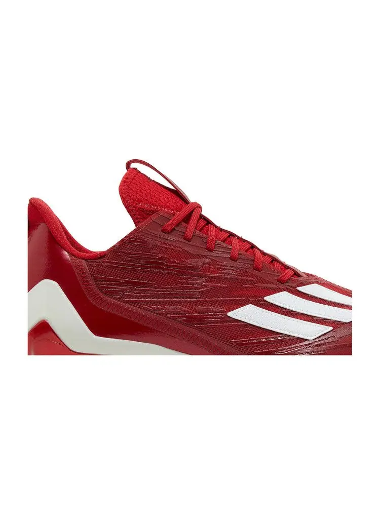 Бутсы adidas Adizero Cleat 'Team Power Red' — изображение 3 из 9, красный/белый