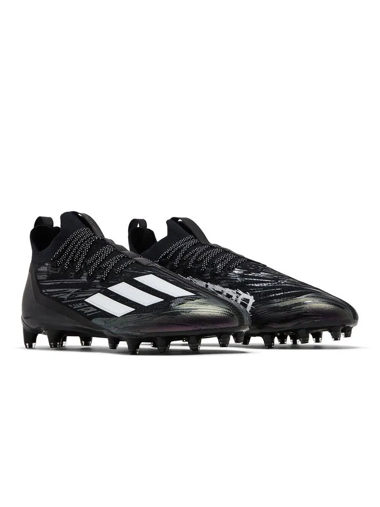 Бутсы adidas Adizero Primeknit RFS Cleat 'Black Purple' — изображение 9 из 9, черный