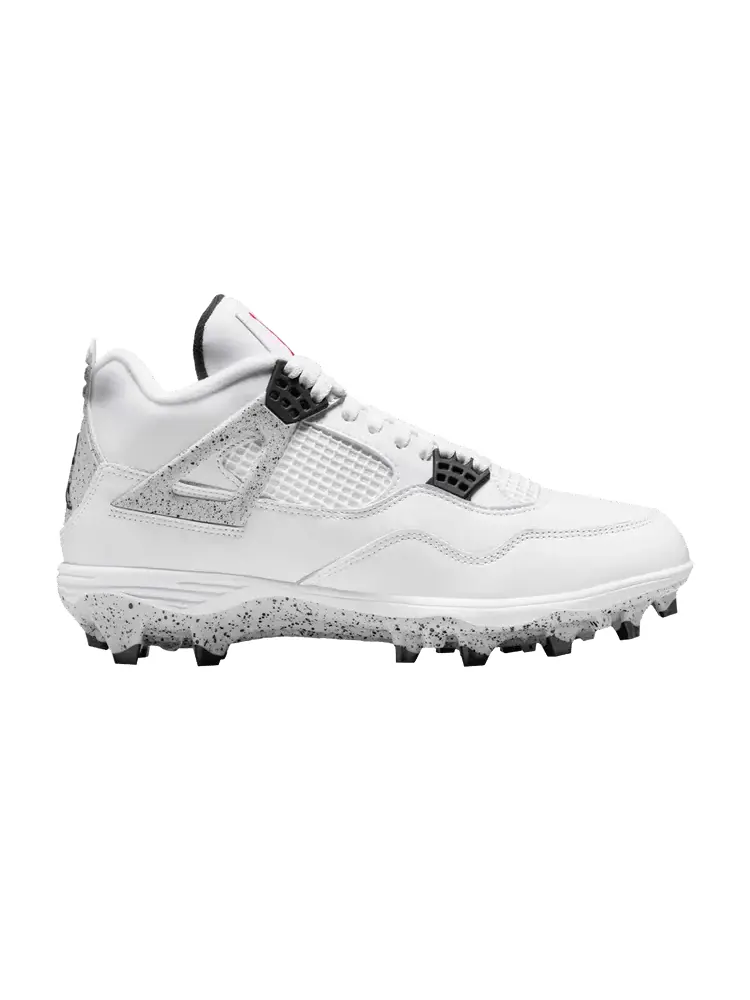 Бутсы Air Jordan Air Jordan 4 Retro TD Cleat 'White Cement' — изображение 1 из 1