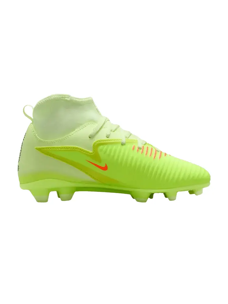 Бутсы Nike Phantom 6 High Club MG GS 'Hyper Crimson Limelight' — изображение 1 из 1, желтый