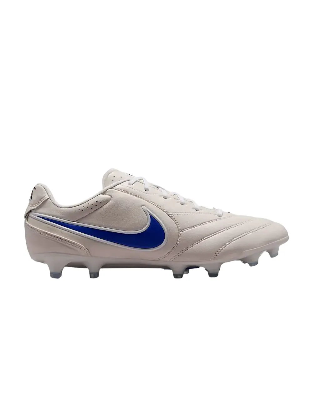 Бутсы Nike Tiempo Ligera Pro FG Low — изображение 1 из 1, белый/синий