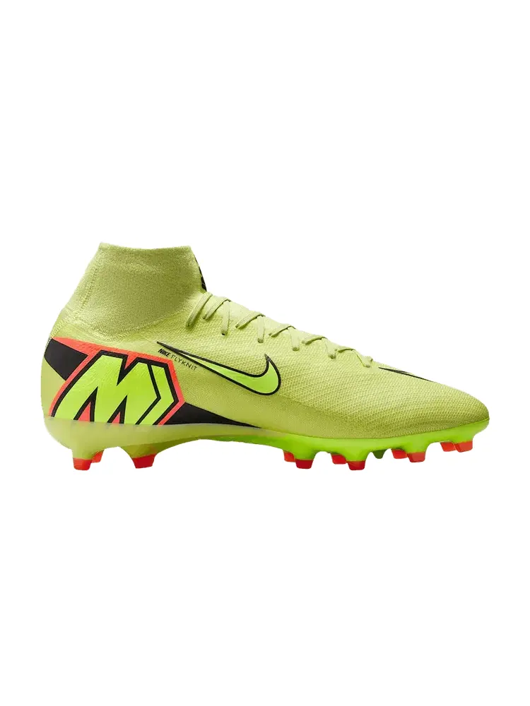 Бутсы Nike Zoom Mercurial Superfly 10 Pro AG 'Limelight Hyper Crimson' — изображение 1 из 1, желтый