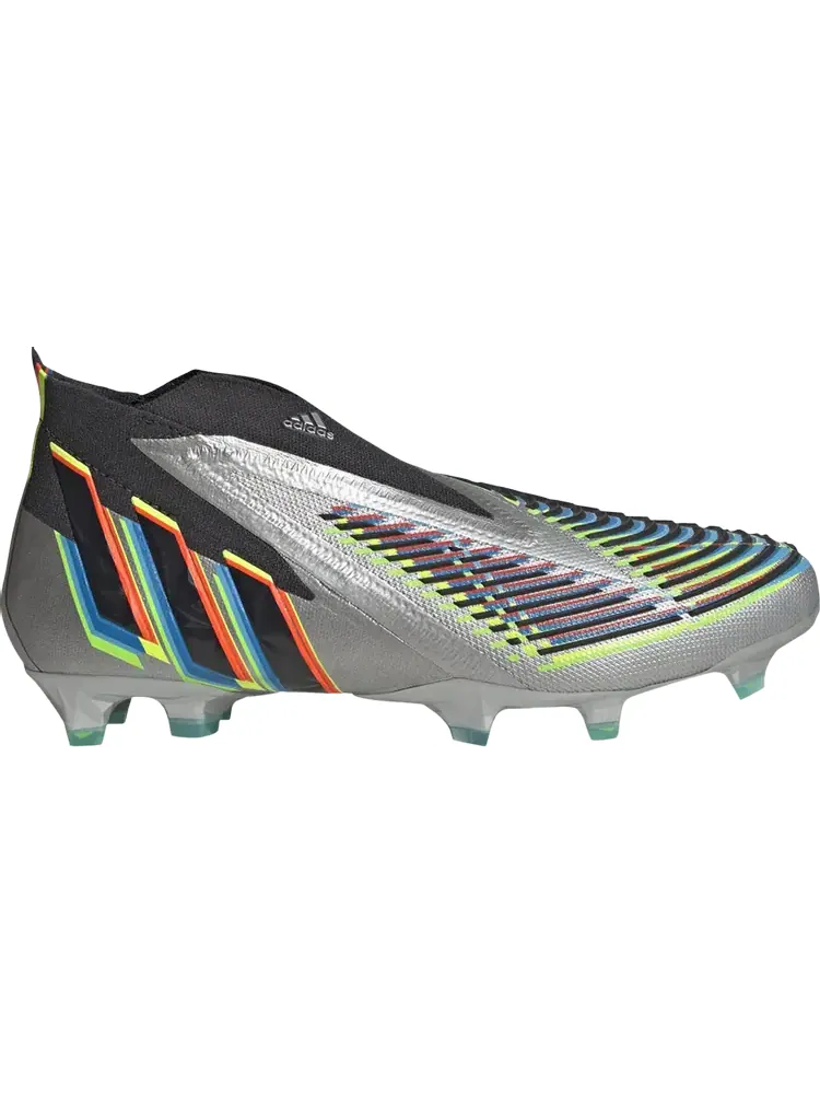 Бутсы Adidas Predator Edge+ FG 'Silver Metallic Black' — изображение 1 из 1, серебряный
