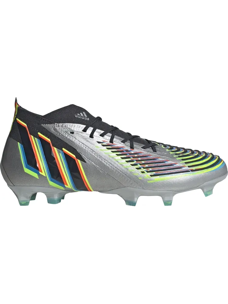 Бутсы Adidas Predator Edge.1 FG 'Silver Metallic Black' — изображение 1 из 1, серебряный