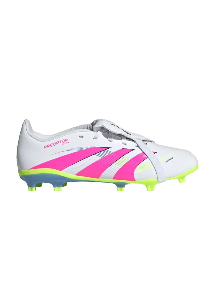 Бутсы adidas Predator 24 League Foldover Tongue FG K 'Celestial Victory Pack' — изображение 1 из 1, белый/розовый