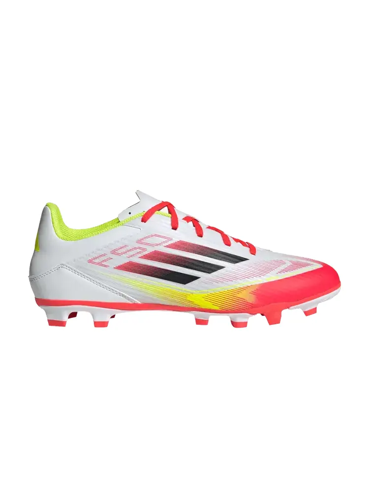 Бутсы adidas Adizero F50 Club FG MG 'Pure Victory Pack' — изображение 1 из 1, белый/черный/желтый