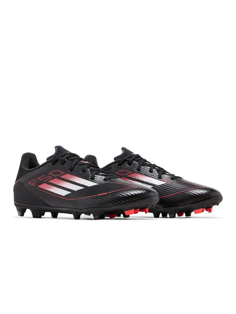 Бутсы adidas Adizero F50 League FG MG 'Stealth Victory Pack' — изображение 9 из 9, черный/металлик/красный